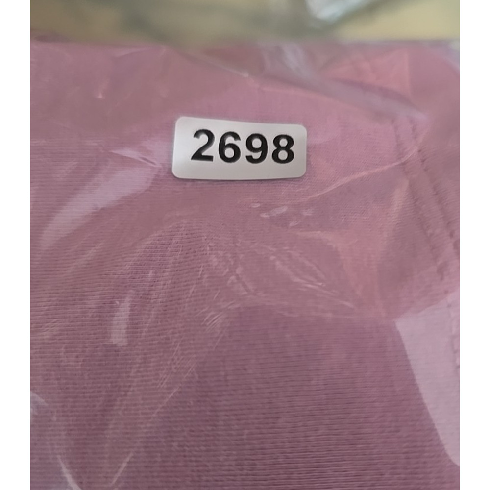 Denim & Co. Pink V-Neck Lace Detail 3/4 Sleeve Casual Top Womans Plus Size 3X - Picture 6 of 6